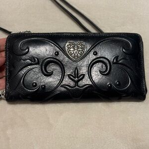 Black Brighton Crossbody wallet